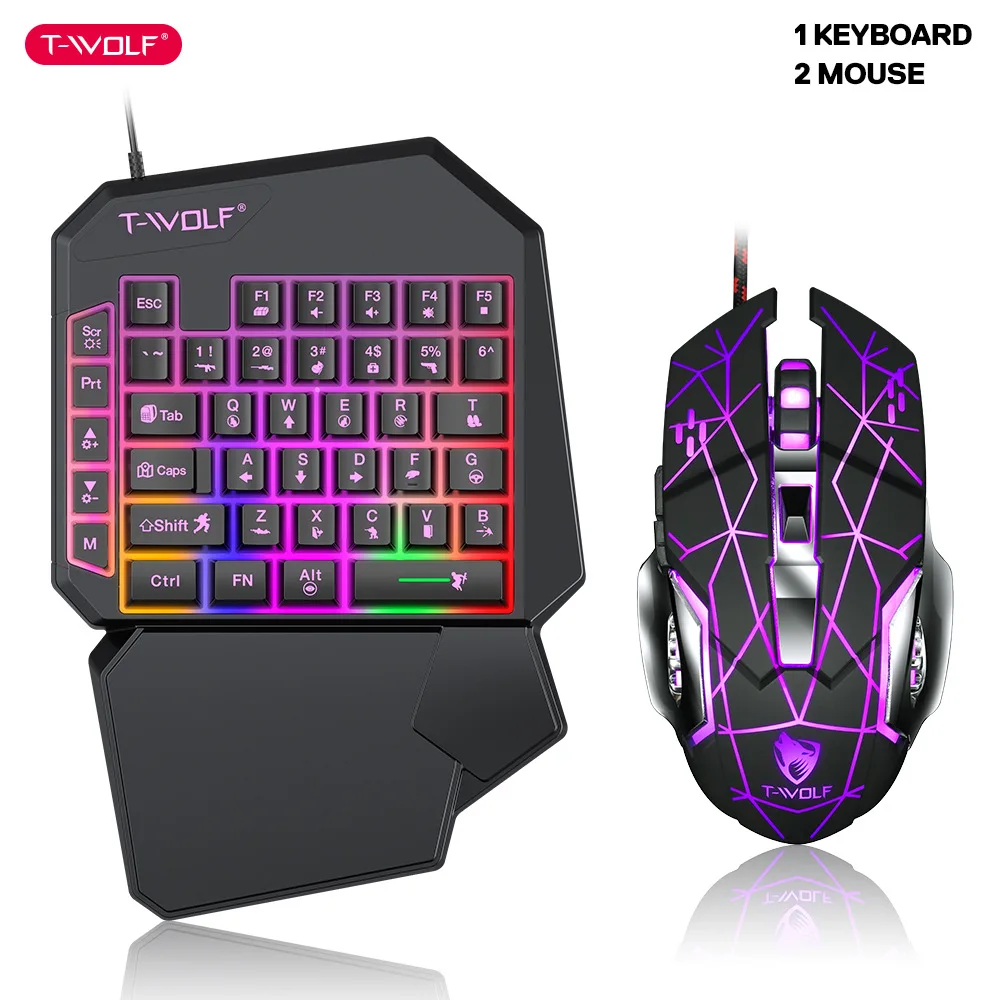 Gaming Hand Accessories - T-WOLF TF900 One Handed Keyboard Throne