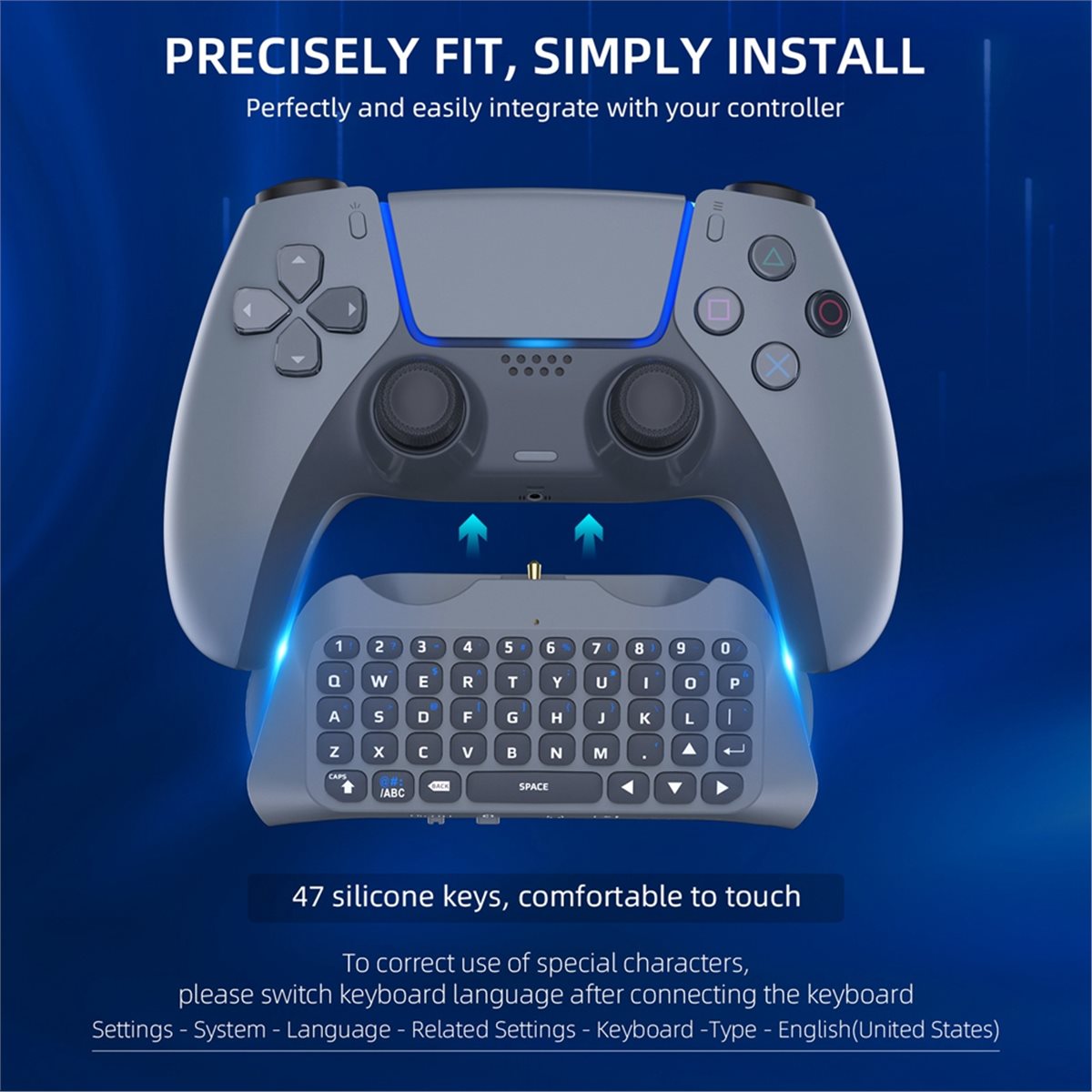 Gaming Accessories White - goodidea 3.5mm Gaming Wireless Keyboard 3.0