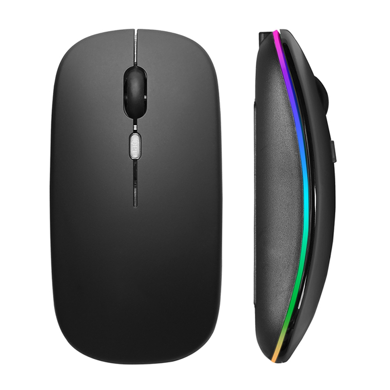 Gaming Accessories - Wireless Mouse RGB Rechargeable USB 2.4GHz