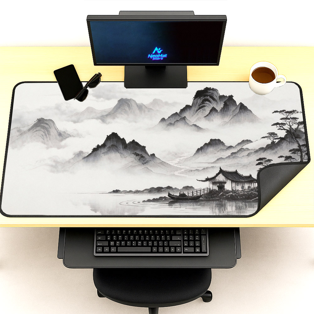Chinese Mouse Mat Black White  - огляд і ціна Gaming Accessories White