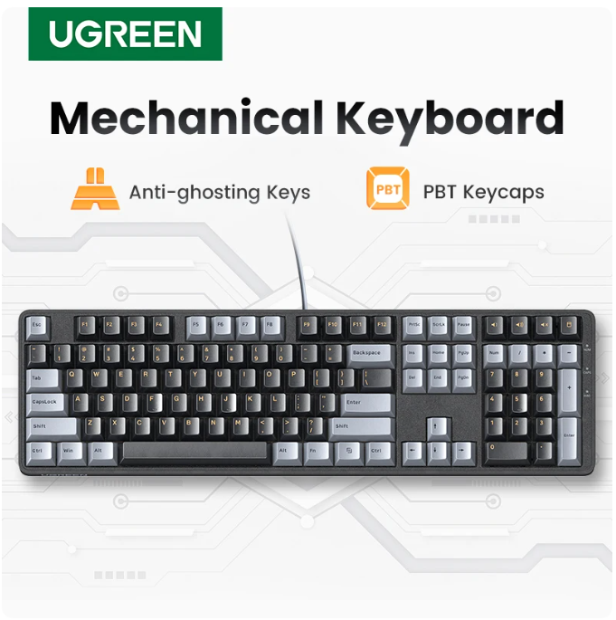 UGREEN Keyboard Mechanical Wir - огляд і ціна Gaming Accessories