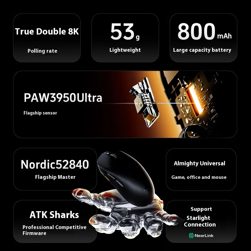 ATK A9 Ultra Wireless Gaming M - огляд і ціна Gaming Hand Accessories