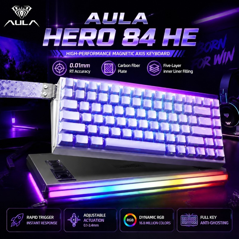 AULA HERO84 Magnetic Gaming Me - огляд і ціна Gaming Accessories