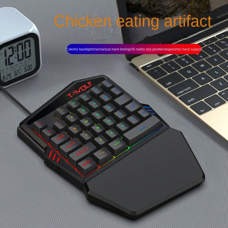 T-WOLF TF900 One Handed Keyboa - огляд і ціна Gaming Hand Accessories