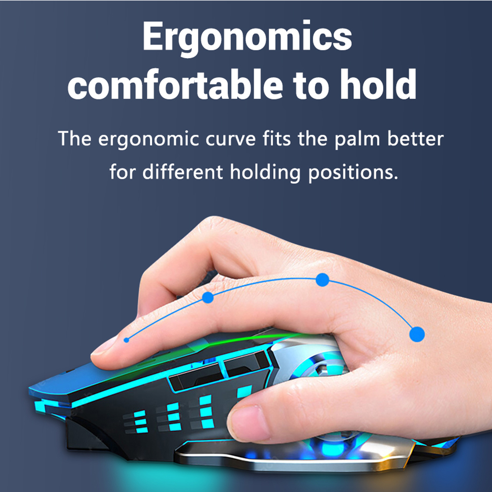 Bluetooth 5.2 Mouse 2.4G Wirel - огляд і ціна Gaming Hand Accessories