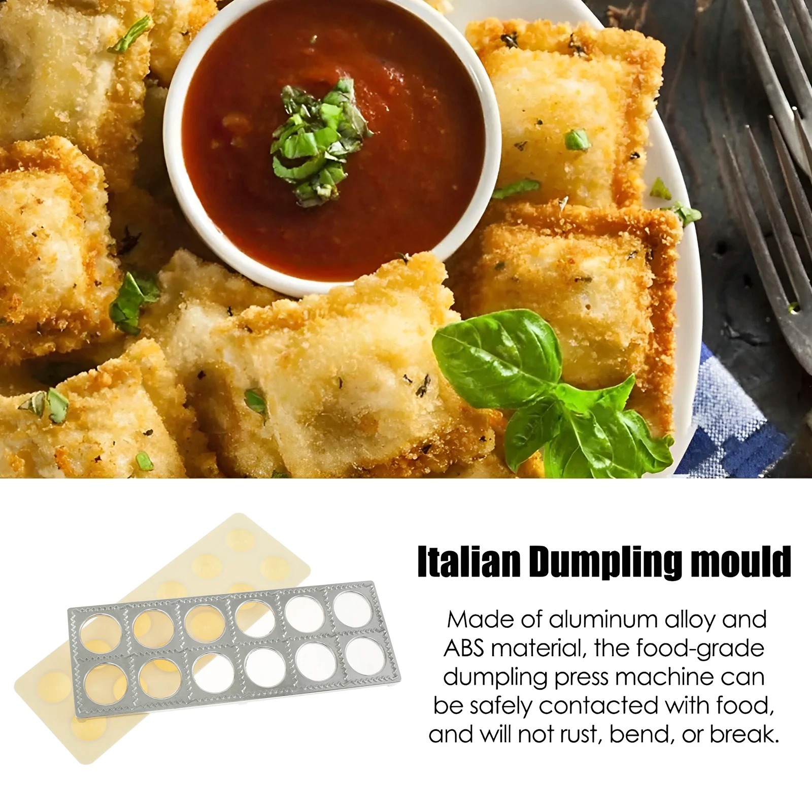 Dumpling Mold 12 Holes Ravioli - огляд і ціна Gaming Kitchen Accessories