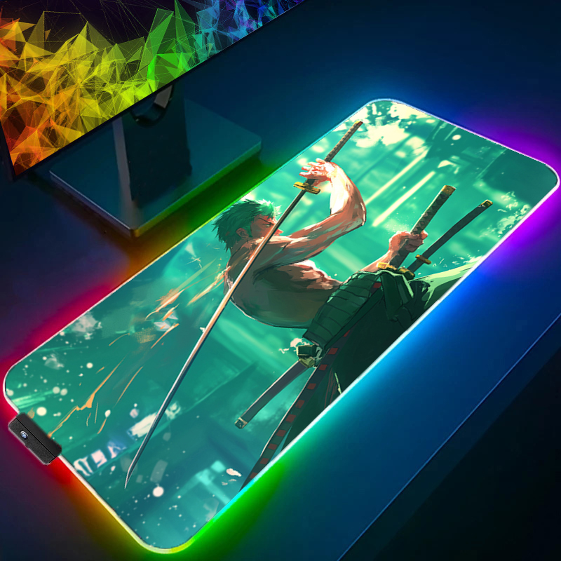 ONE PIECE Zoro Mouse Pad RGB G - огляд і ціна Gaming Accessories For Desk