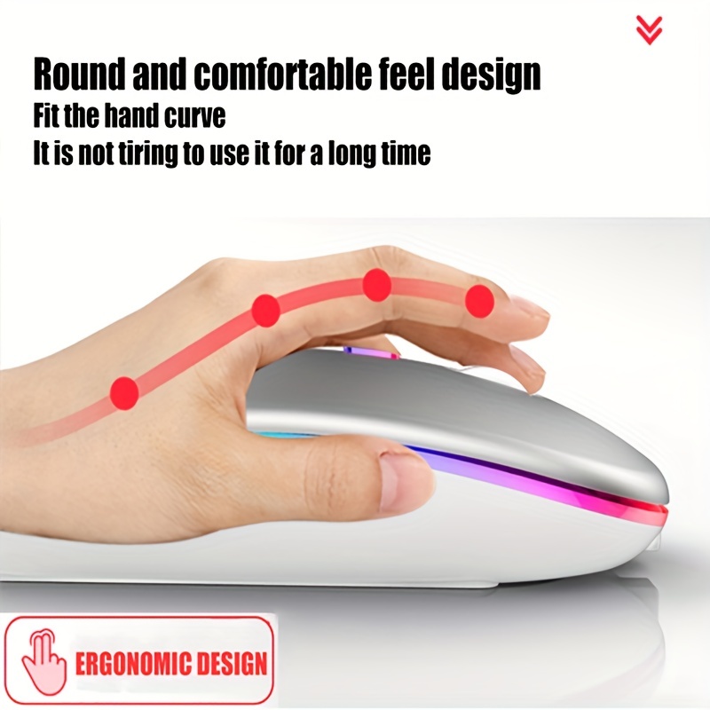 Wireless Mouse RGB Rechargeabl - огляд і ціна Gaming Accessories