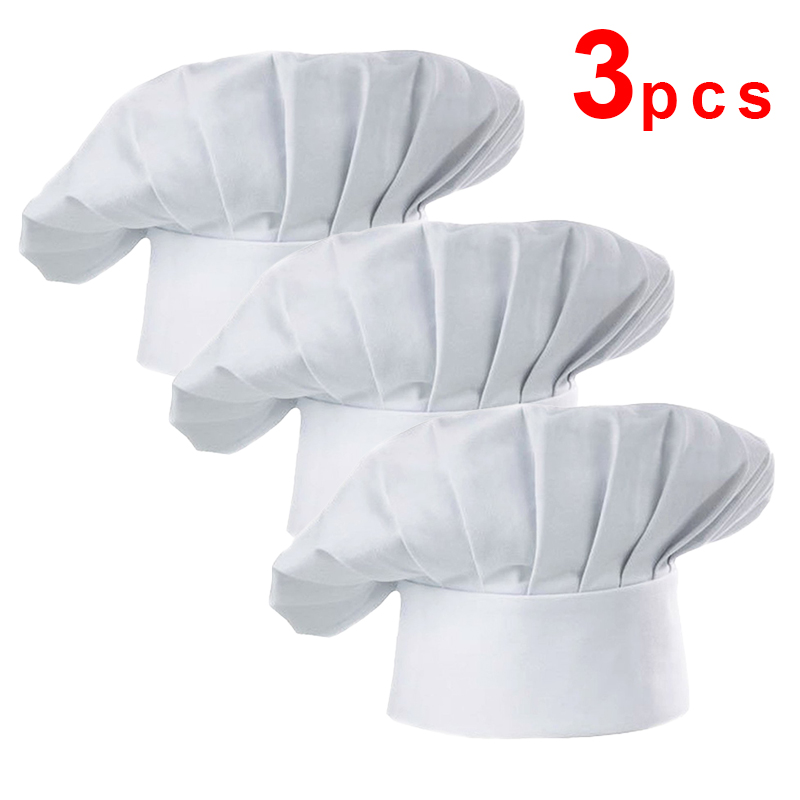 3pcs High22cm Cook Hat White C - огляд і ціна Gaming Kitchen Accessories