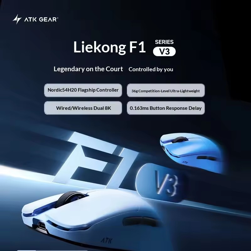 ATK F1 V2/V3 Tri Mode Wireless - огляд і ціна Gaming Accessories
