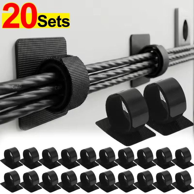 Adhesive Under Desk Cable Ties - огляд і ціна Gaming Accessories For Desk