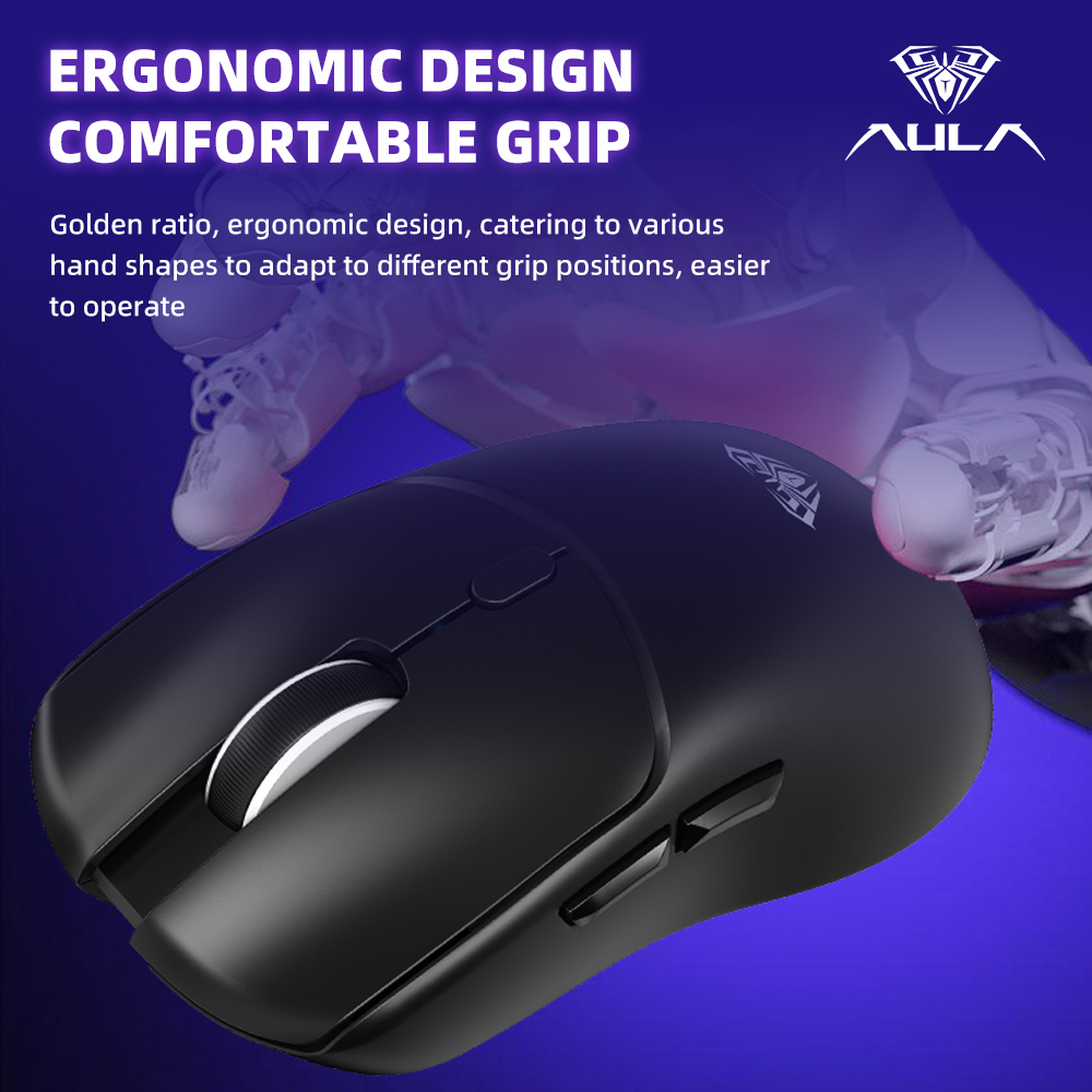 AULA SC580X Wireless Mouse Tri - огляд і ціна Gaming Hand Accessories
