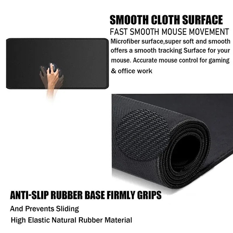 White Large Mouse Pad Carpet S - огляд і ціна Gaming Accessories White