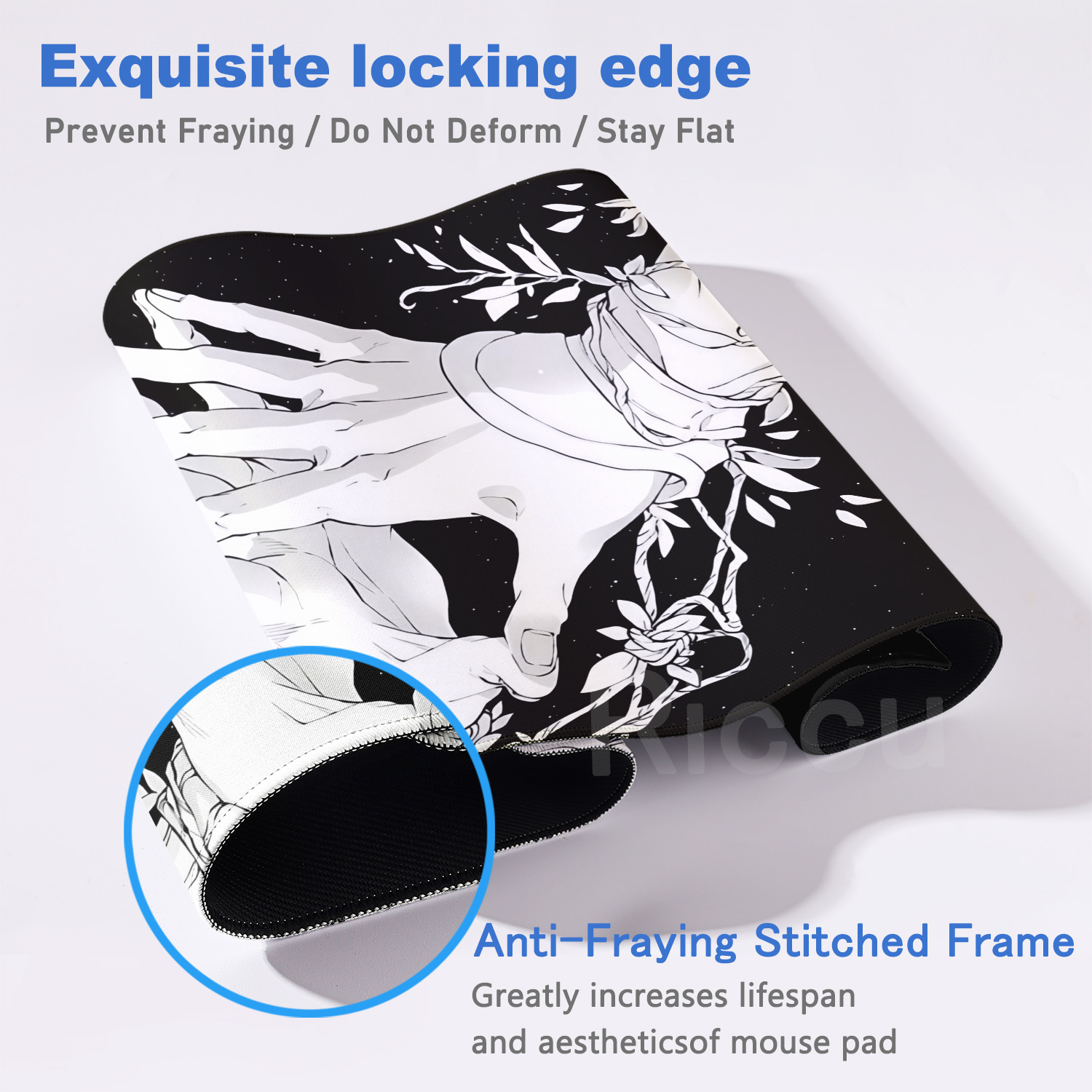 HD Large Black White XXL Gothi - огляд і ціна Gaming Hand Accessories